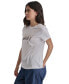 Фото #3 товара Women's Cityscape-Rhinestone Logo T-Shirt