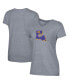 ფოტო #1 პროდუქტის Women's Gray LSU Tigers Vault Logo V-Neck T-shirt