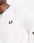 Fred Perry twin tipped t-shirt in white