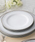 Silver Colonnade 4 Piece Salad Plate Set, Service for 4
