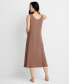 Фото #2 товара Women's Ribbed Modal Blend Tank Nightgown, Created for Macy's
