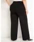 Фото #3 товара Plus Size The Ultimate Wide Leg Stretch Work Pant
