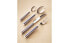 Cutlery with 4 pieces and ceramic handle (pack of 4)