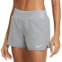 Nike 298449 Women's Dri-fit Running Shorts, Grey Size SM