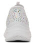 Women’s Slip-Ins: Ultra Flex 3.0 - Sparkled Stones Slip-On Walking Sneakers from Finish Line