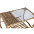 Фото #5 товара Кофейный столик Home ESPRIT Натуральный Бамбук ротанг 76 x 46 x 40 cm