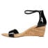 Фото #3 товара VANELi Monir Wedge Womens Black Casual Sandals 308155