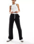 Фото #1 товара New Look contrast band jogger in black