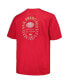 Фото #2 товара Men's Scarlet San Francisco 49ers Big and Tall Two-Hit Throwback T-shirt