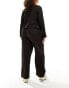 Фото #8 товара Vero Moda Curve textured jersey trouser co-ord in deep brown