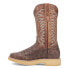 Фото #3 товара Dingo Kiwi Embroidered Ostrich Round Toe Cowboy Mens Brown Casual Boots DI606-2