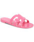 Women's Bay Logo Emblem Jelly Slide Sandals