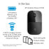 HP Z3700 Black Wireless Mouse - Ambidextrous - Optical - RF Wireless - 1200 DPI - Black