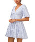 Фото #3 товара Платье CeCe женское с кружевными вставками и объемными рукавами