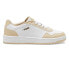 Puma Court Classy Lace Up Womens Beige, White Sneakers Casual Shoes 39502105