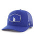 Фото #1 товара Men's Royal Los Angeles Dodgers Ridgeline Tonal Patch Trucker Adjustable Hat