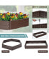 Фото #5 товара Горшок для овощей и цветов Costway Raised Garden Bed Set