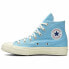 Кеды Converse Chuck Taylor All-Star 70s Hi Comme des Garcons Play Bright Blue (Голубой)