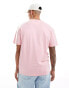 Фото #4 товара Tommy Jeans linear logo t-shirt in pink