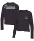 Women's Black Las Vegas Raiders Pocket Thermal Long Sleeve T-shirt