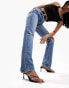 Фото #6 товара ASOS DESIGN 90's straight jean in mid blue with knee rips