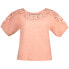 Фото #1 товара SALSA JEANS Lace-Trimmed short sleeve T-shirt