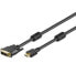 Goobay MMK 630-1000 G 10.0m (HDMI-DVI) - 10 m - HDMI - DVI-D - Male/Male