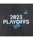 ფოტო #4 პროდუქტის Men's Charcoal Detroit Lions 2023 NFL Playoffs Big and Tall T-shirt