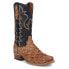 Фото #3 товара Dan Post Boots Riggs Pirarucu Square Toe Cowboy Mens Brown Casual Boots DP5021