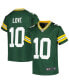 ფოტო #2 პროდუქტის Big Boys Jordan Love Green Green Bay Packers Game Jersey