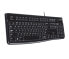 Фото #6 товара Logitech Keyboard K120 for Business - Full-size (100%) - Wired - USB - QWERTY - Black
