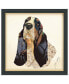 Фото #1 товара 'Basset Hound' Dimensional Collage Wall Art - 17'' x 17''