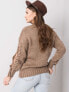 Фото #15 товара женский свитер коричневый Factory Price