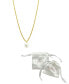 ფოტო #2 პროდუქტის Tarnish Resistant 14K Gold-Plated Rope Chain Heart Necklace