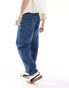 Фото #3 товара ASOS DESIGN balloon fit jeans in dark wash blue