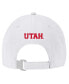 Men's White Utah Utes CoolSwitch AirVent Adjustable Hat