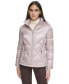Фото #1 товара Women's Shine Hooded Packable Puffer Coat, Created for Macy's