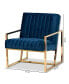 Фото #6 товара Janelle Luxe and Glam Velvet Fabric Upholstered Living Room Accent Chair