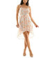 Фото #1 товара Платье с принтом цветов As U Wish юниорское с завязками на плечах