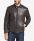 ფოტო #3 პროდუქტის Men's Leather Moto Jacket, Created for Macy's