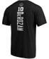 Фото #3 товара Men's Demar Derozan Black San Antonio Spurs Playmaker Name and Number Team Logo T-shirt