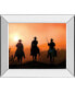 Фото #1 товара Horse Riders by Jtanki Mirror Framed Print Wall Art - 22" x 26"