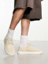 Фото #10 товара ASOS DESIGN lace up brogue shoes in beige faux suede