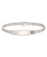 Фото #2 товара Sterling Silver Rhodium-plated Medical ID Bracelet w/Anchor