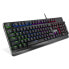 Фото #1 товара Inter-Tech NK-2000ME - Full-size (100%) - USB - Mechanical - QWERTZ - RGB LED - Black