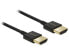 Delock HDMI/HDMI - 0.5 m - 0.5 m - HDMI Type A (Standard) - HDMI Type A (Standard) - 3840 x 2160 pixels - 3D - Black