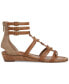 Фото #2 товара Danica Beaded Demi-Wedge Gladiator Sandals