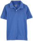 Kid Blue Piqué Polo Shirt 6