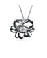 ფოტო #2 პროდუქტის Nautical Crab Cancer Zodiac Sign Pendant Necklace Men Women Silver Astrology Horoscope