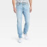 Фото #1 товара Men's Skinny Fit Jeans - Goodfellow & Co Light Blue 40x30